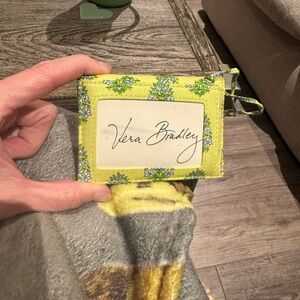 Vera Bradley Blue and Yellow Paisley ID Holder